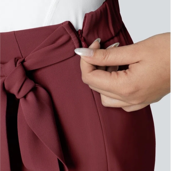 HALARA High Waisted Tie Side Wide Leg Work Pants Will Sell 2 Pairs For $14 - Picture 5 of 5